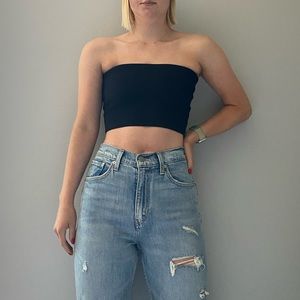 Ribbed Aritzia Babaton Essamba Top Size Small